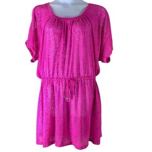 Catalina Women's Hot Pink Swimsuit Cover-Up Size Large